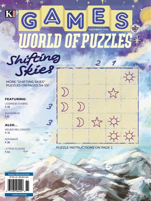 Cover image for Games World of Puzzles
